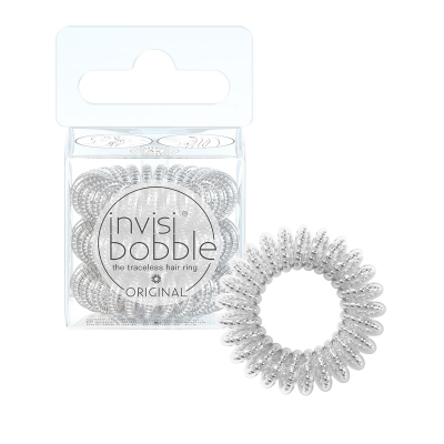 Invisibobble Original Mother of Chrome - Резинка-браслет для волос (серебро) 3 шт