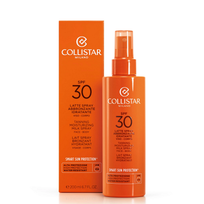 Collistar Special Perfect Tanning Moisturizing Milk Spray SPF30 - Увлажняющее молочко спрей  для загара лица и тела 200 мл