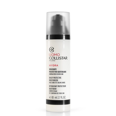 Collistar Men Hydra Daily Protective Moisturizer Face And Eye Cream 24h - Крем для лица и кожи вокруг глаз для мужчин 80 мл