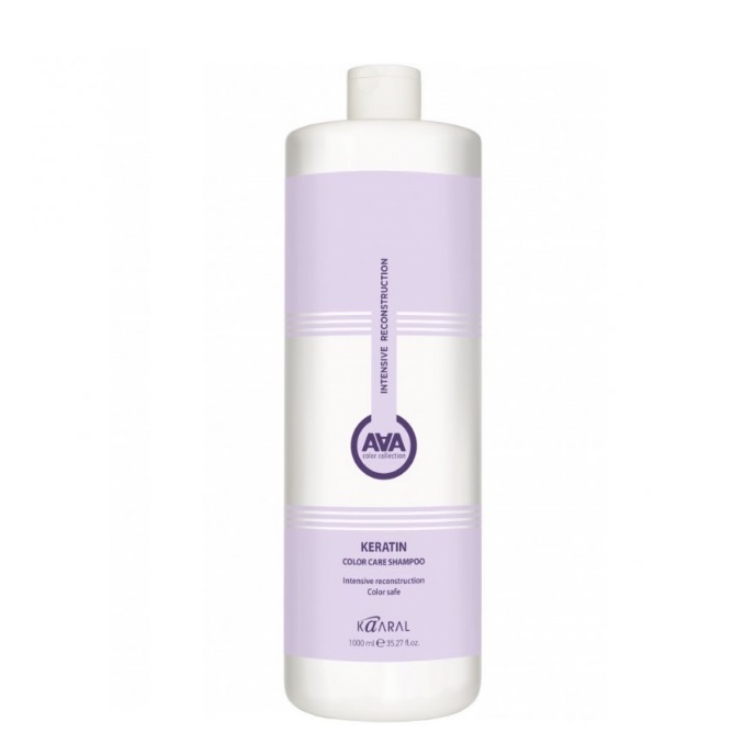 Kaaral Ааа Keratin Color Care Shampoo - Кератиновый шампунь для  окрашенных и химически обработанных волос 1000 мл 