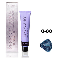 Ollin Performance Permanent Color Cream - Перманентная крем-краска для волос 0/88 синий 60 мл