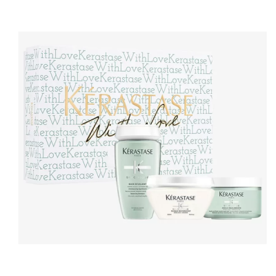 Kerastase Specifique Divalent Luxury Set - Роскошный подарочный набор (шампунь 250 мл, маска 200 мл, глиняная маска 250 мл)