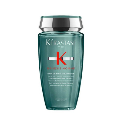 Kerastase Genesis Homme Bain de Force Quotidien - Мужской укрепляющий шампунь для ежедневного ухода за ослабленными волосами 250 мл