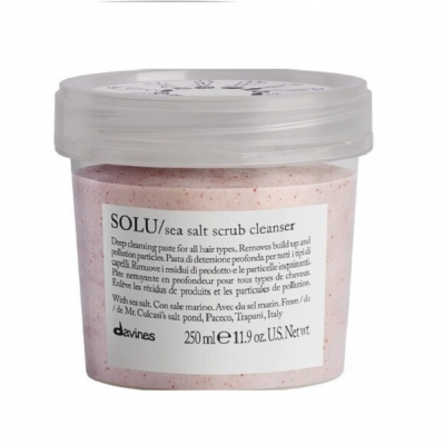 Davines Essential Haircare Solu Sea Salt Scrub Cleanser - Скраб с морской солью 250 мл