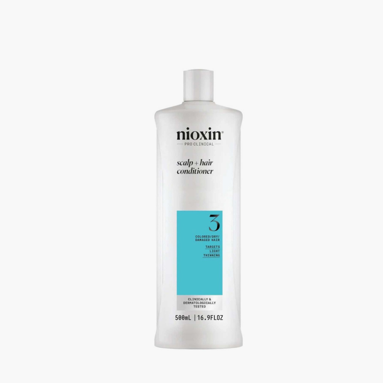 Nioxin System 3 Scalp+Hair Thickening Conditioner - Кондиционер для окрашенных волос с тенденцией к истончению (Система 3) 500 мл