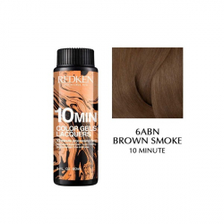 Redken Color Gels Lacquers 10 Minute Brown Smoke - Гель краска с окрашиванием волос за 10 минут 6ABN коричневый дым 60 мл