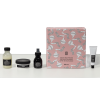 Davines Ol Set - Набор тревел версия для абсолютной красоты волос (шампунь 90 мл, кондиционер 75 мл, масло 50 мл, бальзам для рук 75 мл)