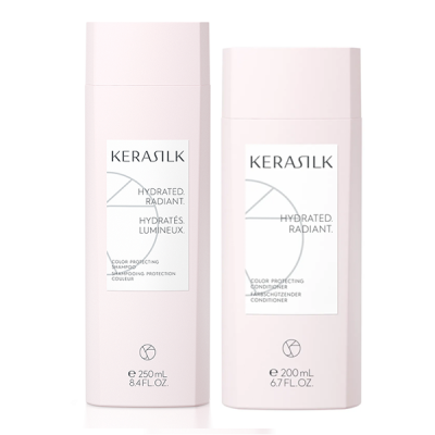 Goldwell Kerasilk Hydrated Radiant Color Protecting Set - Набор для сохранения цвета окрашенных волос (кондиционер 200 мл; шампунь 250 мл)