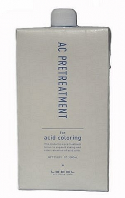 Lebel AC Pretreatment - Увлажняющий лосьон  для обработки волос перед биоламинированием и окрашиванием 1000мл