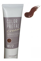 Lebel Color Prefal Cream - Крем-краска для волос W2 теплый средне-коричневый 140 гр