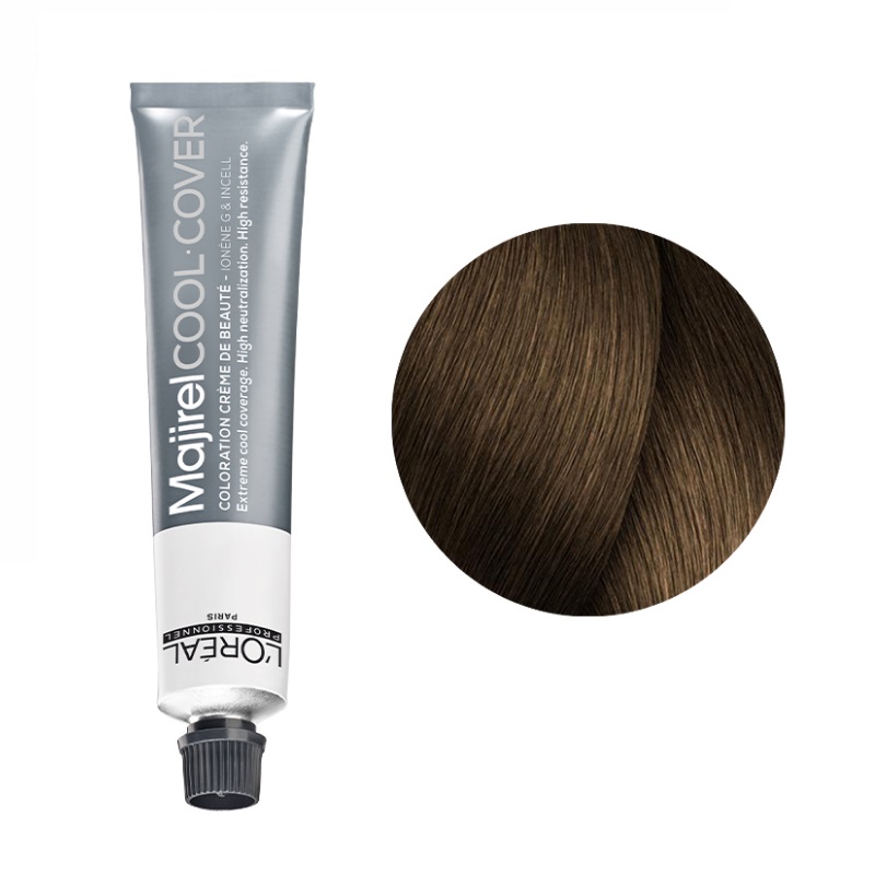 L'Oreal Professionnel Majirel Cool Cover - Крем-краска для волос 7.18 блондин пепельный мокка 50 мл