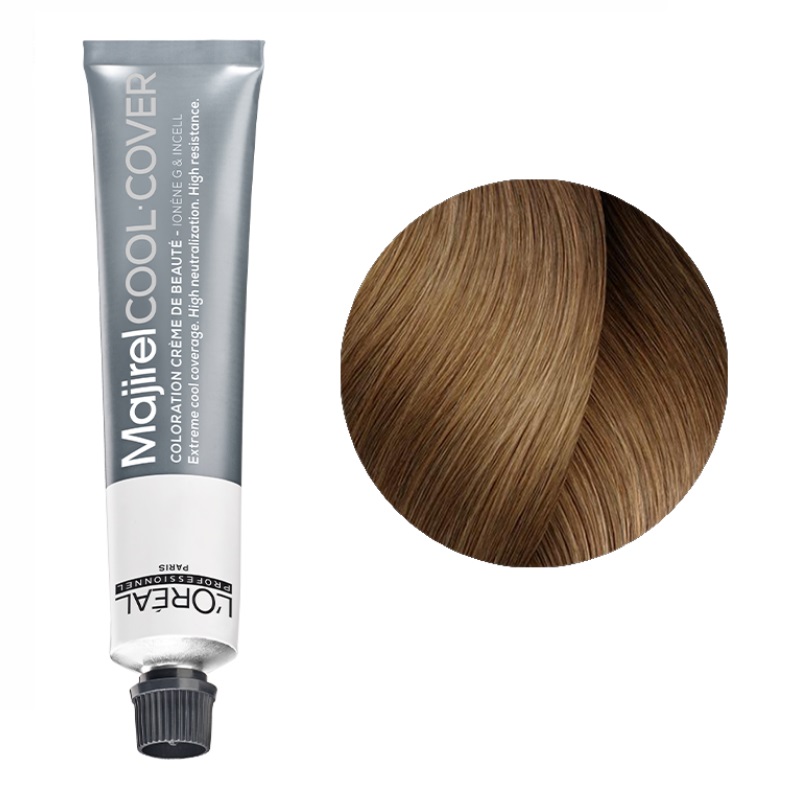 L'Oreal Professionnel Majirel Cool Cover - Крем-краска для волос 8 светлый блондин 50 мл