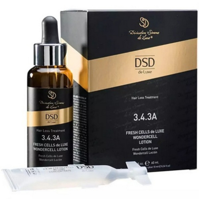 DSD De Luxe Fresh Cells Wondercell Lotion 3.4.3A - Лосьон для интенсивного роста волос 50 мл + 10 мл