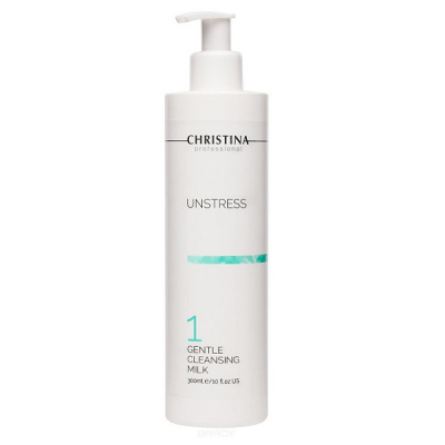 Christina Unstress Gentle Cleansing Milk- Нежное очищающее молочко 300 мл