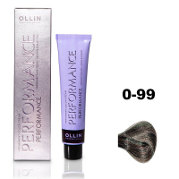 Ollin Performance Permanent Color Cream - Перманентная крем-краска для волос 0/99 зеленый 60 мл