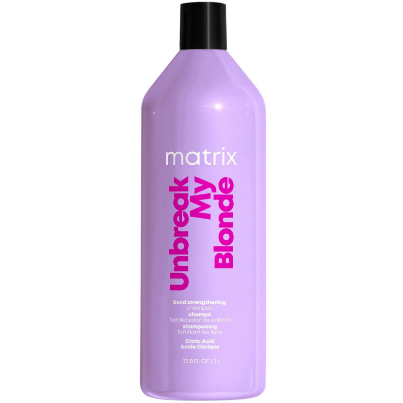Matrix Total Results Unbreak My Blonde Shampoo - Укрепляющий шампунь без сульфатов 1000 мл