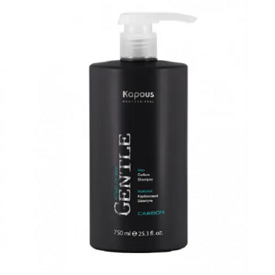 Kapous Professional Gentlemen Carbon Shampoo - Мужской карбоновый шампунь 750 мл