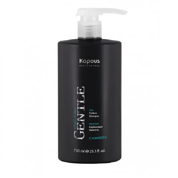 Kapous Professional Gentlemen Carbon Shampoo - Мужской карбоновый шампунь 750 мл