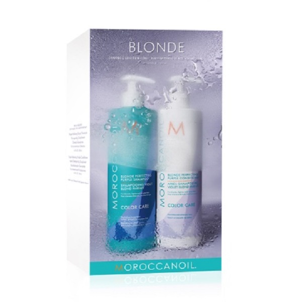 Moroccanoil Duo Set - Набор с фиолетовым пигментом (шампунь 500 мл + кондиционер 500 мл)
