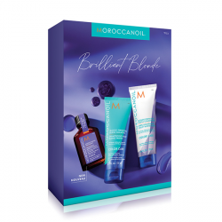 Moroccanoil Purple Trio kit 2024 - Лимитированный набор для идеального, блестящего и чистого блонда