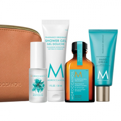 Moroccanoil Body Kit 2024 - Дорожный набор (гель 30 мл; парфюмированный мист 30 мл; масло 25 мл; крем для рук 40 мл)