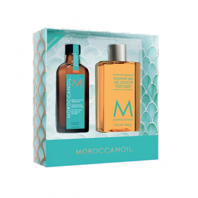 Moroccanoil Everyday Escape Light 2021 - Набор масло волос light 100мл + гель для душа 250мл