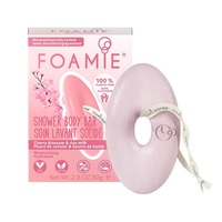 Foamie Cherry Kiss - Очищающее средство для тела без мыла с ароматом вишни и рисовым молочком 108 гр
