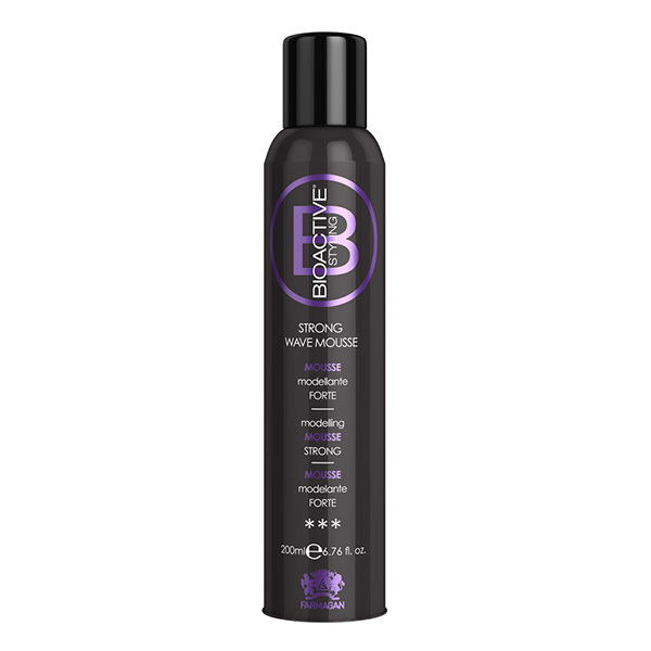 Farmagan Bioactive Styling Strong Wave Mousse - Мусс для волос моделирующий сильной фиксации 200 мл