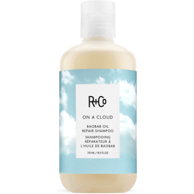 R+Co On A Cloud Baobab Oil Repair Shampoo - Шампунь для восстановления волос с маслом баобаба "на облаке" 251 мл