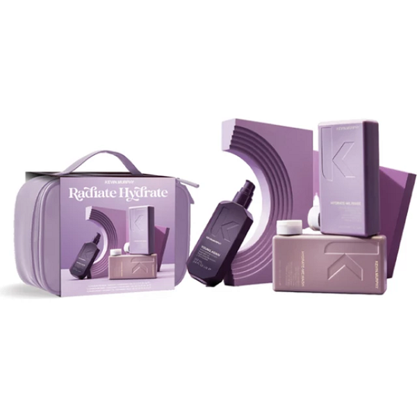 Kevin Murphy Hydrate-Me Radiate - Набор для увлажнения волос (шампунь 250 мл; кондиционер 250 мл; масло 100 мл)
