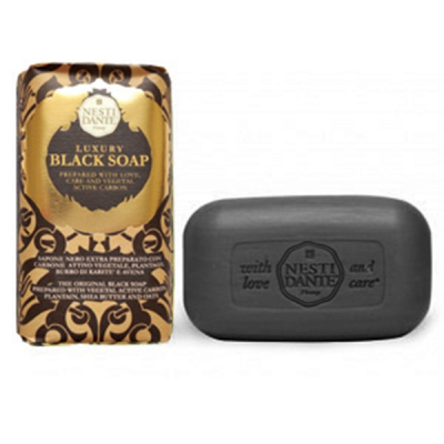 Nesti Dante Luxury Black Soap - Роскошное чёрное очищающее мыло 250 гр