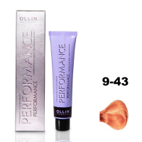 Ollin Performance Permanent Color Cream - Перманентная крем-краска для волос 9/43 блондин медно-золотистый 60 мл