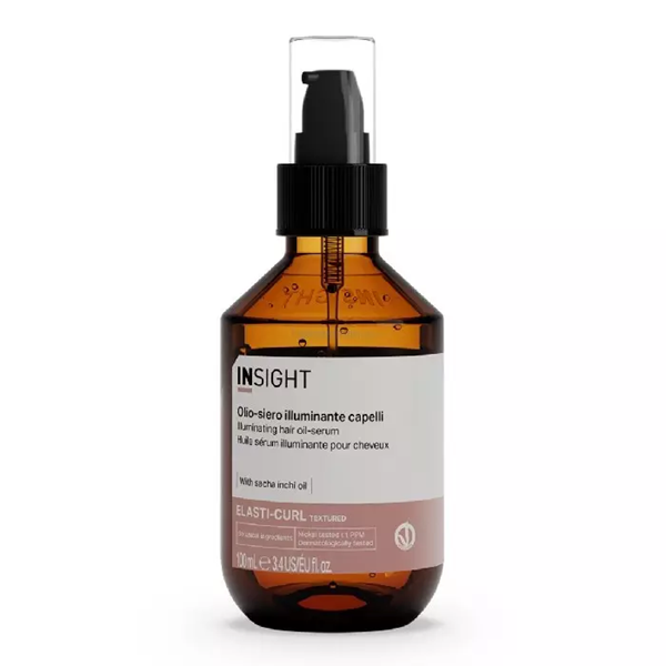 Insight Elasti-Curl Illuminating Hair Oil-Serum - Масло-сыворотка для блеска волос 100 мл