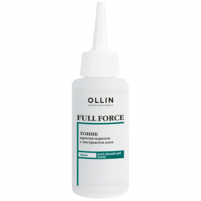 Ollin Full Force  Anti-Dandruff Tonic - Тоник против перхоти с экстрактом алоэ 100 мл