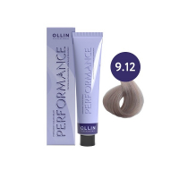 Ollin Performance Permanent Color Cream - Перманентная крем-краска для волос 9/12 блондин пепельно-фиолетовый 60 мл