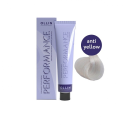 Ollin Performance Permanent Color Cream - Перманентная крем-краска для волос антижелтый 60 мл