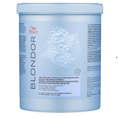 Wella Blondor Multi Blonde - Порошок для блондирования без образования пыли 800 г