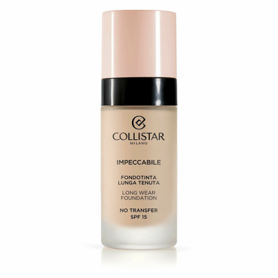 Collistar Make Up Impeccabile Long Wear Foundation Rosy Avory 1R - Стойкий тональный крем водорезистентный светлый розово-бежевый 30 мл