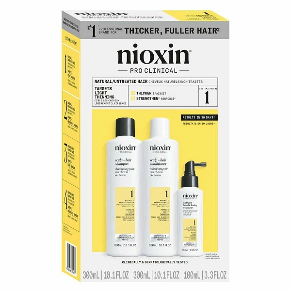 Nioxin System 1 Kit - Набор (Система 1) 300 мл+300 мл+100 мл