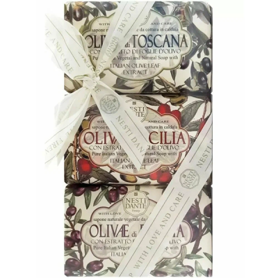 Nesti Dante Olivae - Набор мыла «олива» 3 шт х 150 гр