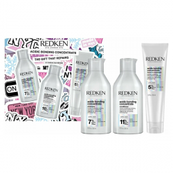 Redken Acidic Bonding Concentrate Set - Для увлажнения и восстановления всех типов поврежденных волос (шампунь; кондиционер; лосьон) 750 мл