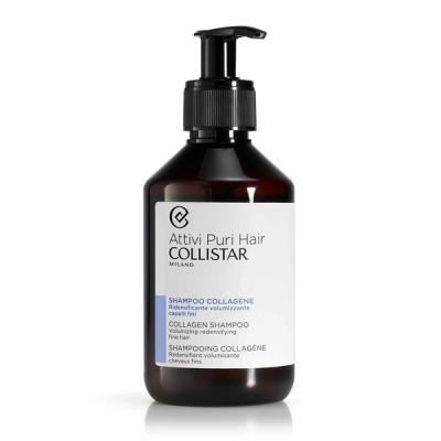 Collistar Attivi Puri Hair Collagene Shampoo - Шампунь с коллагеном для объёма и густоты волос 250 мл