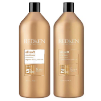 Redken All Soft Set - Набор для сухих и ломких волос (шампунь 1000 мл, кондиционер 1000 мл)