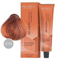 Revlon Revlonissimo Colorsmetique - Перманентная краска для волос №8.04 светлый блондин естественно медный 60 мл  