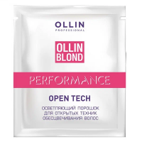 Ollin Perfomance Blond Open Tech - Осветляющий порошок для открытых техник обесцвечивания волос 30 гр