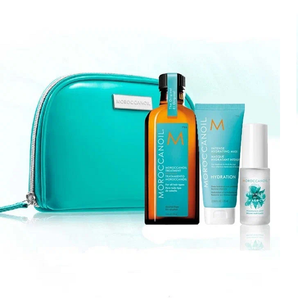 Moroccanoil 2023 Original - Весенний набор 2023 (парфюм. мист 30 мл + косметичка + маска 70 мл + масло 100 мл)