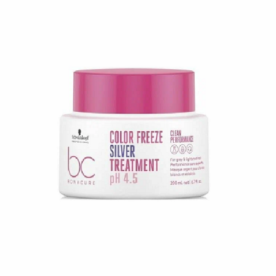 Schwarzkopf BC Bonacure Color Freeze Silver Mask - Маска для нейтрализации желтизны 200 мл