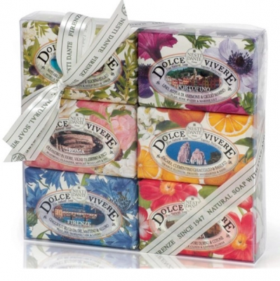 Nesti Dante Dolce Vivere - Набор мыла «сладкая жизнь» 6 шт х 150 гр