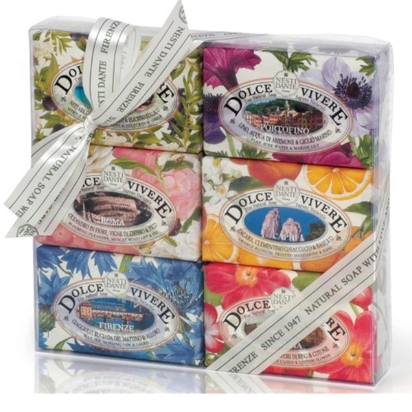Nesti Dante Dolce Vivere - Набор мыла «сладкая жизнь» 6 шт х 150 гр