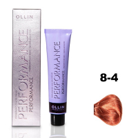 Ollin Performance Permanent Color Cream - Перманентная крем-краска для волос 8/4 светло-русый медный 60 мл